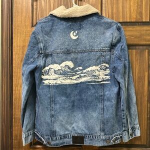 The Tubbo Moment Denim Jacket with Sherpa Lining